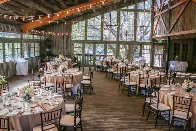 Create a rustic wedding theme