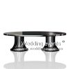 Restaurant buffet table black metal base