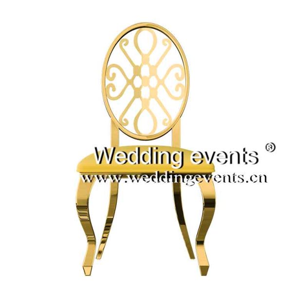 Lemon yellow wedding chair