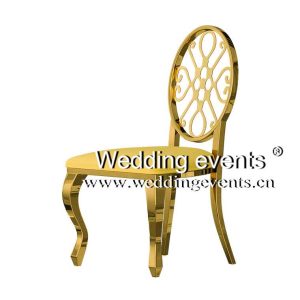 Lemon yellow wedding chair