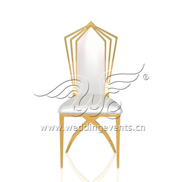 Cross leg wedding chair