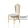 Cross leg wedding chair high back design