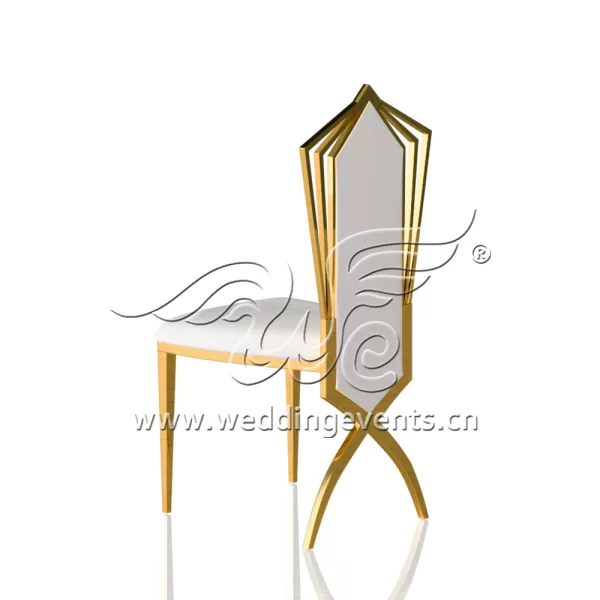 Cross leg wedding chair