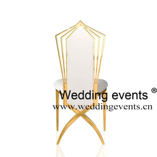 Cross leg wedding chair