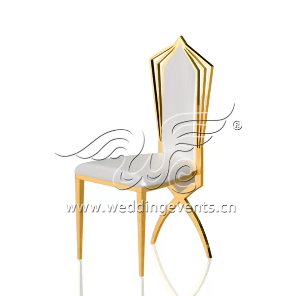 Cross leg wedding chair