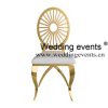 Moroccan wedding chair radial design back