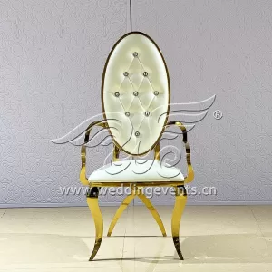 Bride and groom wedding chair rentals