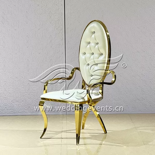 Bride and groom wedding chair rentals