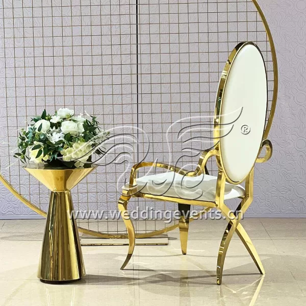 Bride and groom wedding chair rentals