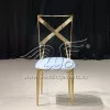 Chair Party Rentals Cross Back Gold Frame