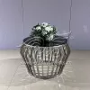 Silver Coffee Table Wedding Lounge Room Use