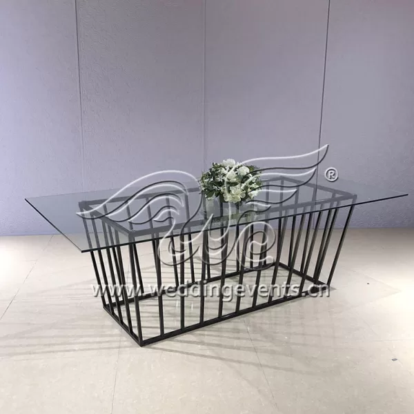 Wedding glass table