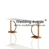 Restaurant tables for sale rose gold metal base