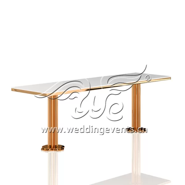 Rose Gold Wedding Table