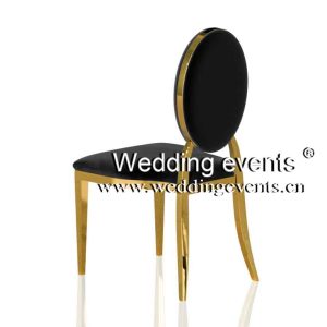Black wedding chairs