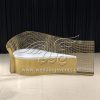Wedding Steel Sofa Unique Craft Golden Frame