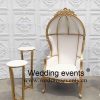Bridal sofa luxury throne single seat wedding couches