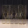 Wedding Anniversary Backdrops Golden Frame Stand