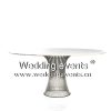 Table For Restaurant Silver Stainless Steel Furniture