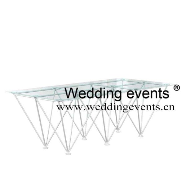 White dinner table