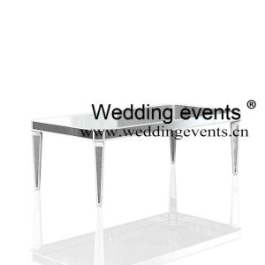 Rectangle tables wedding reception