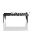 Banquet style table high-end black frame