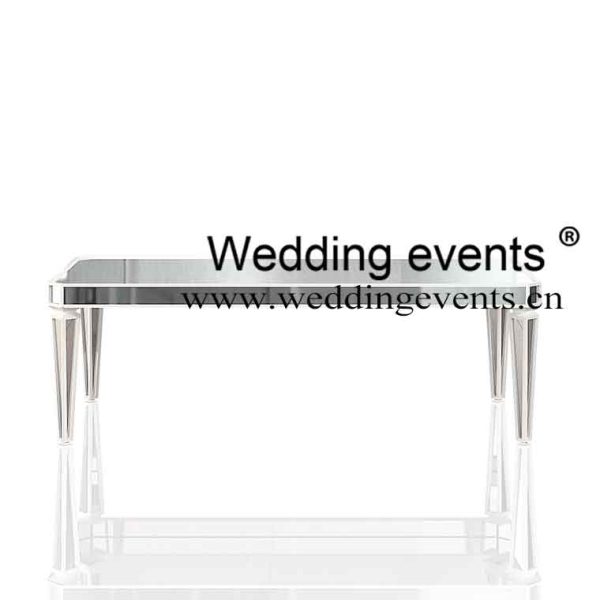 Rectangle tables wedding reception