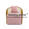 Wedding bridal sofa single seat with pink cushion