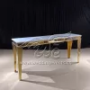 Gold Bar Table With Rectangle MDF For Sale