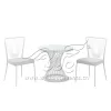 White Round Coffee Table Cake Display Decoration