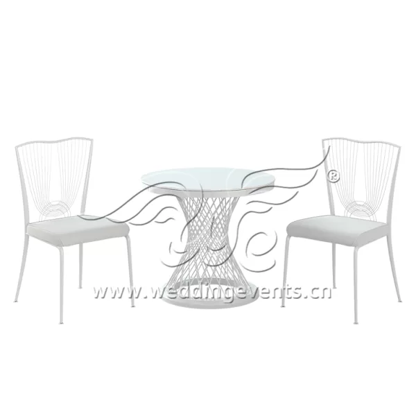 White Round Coffee Table