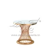 Wedding Cake Table Decor Rose Golden Bird Cage Base