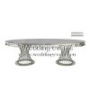 Silver Mirrored Dining Table For Luxury Events Banquet