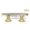 Memory Table For Wedding Oval Mirror Glass Top