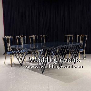 Black Restaurant Table