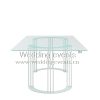 Glass Top Dining Table Wedding Events Supplier