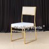 Hotel Stackable Wedding Event Chair With Velvet Cushion