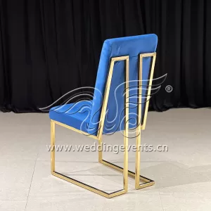 Royal Blue Velvet Chair