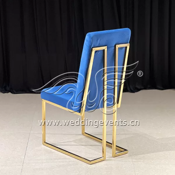 Royal Blue Velvet Chair