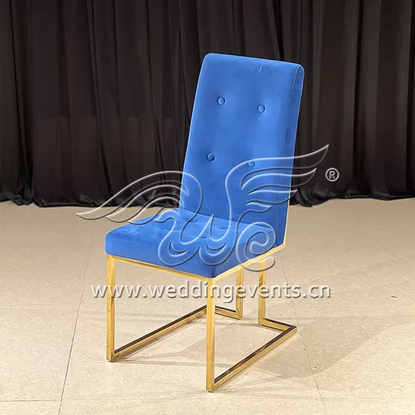 Royal Blue Velvet Chair