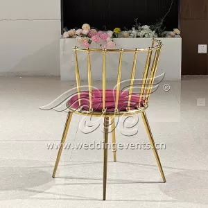 Wine Red Color Chair