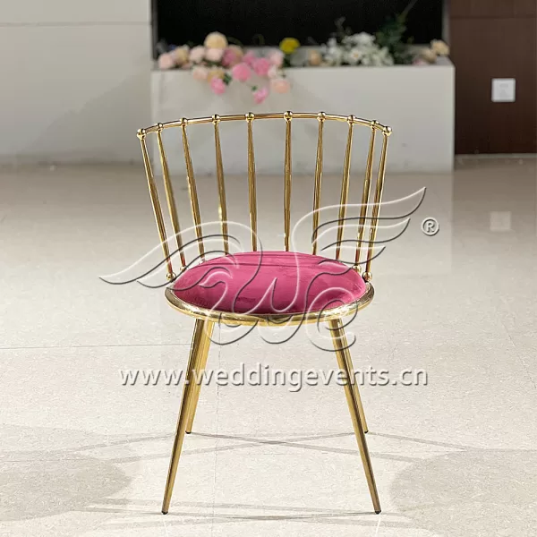 Wine Red Color Chair