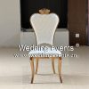 Elegant Victorian-Style Chairs In Rose Gold