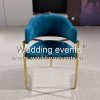 Luxury Lounge Chair With Luxurious Royal Blue Velvet