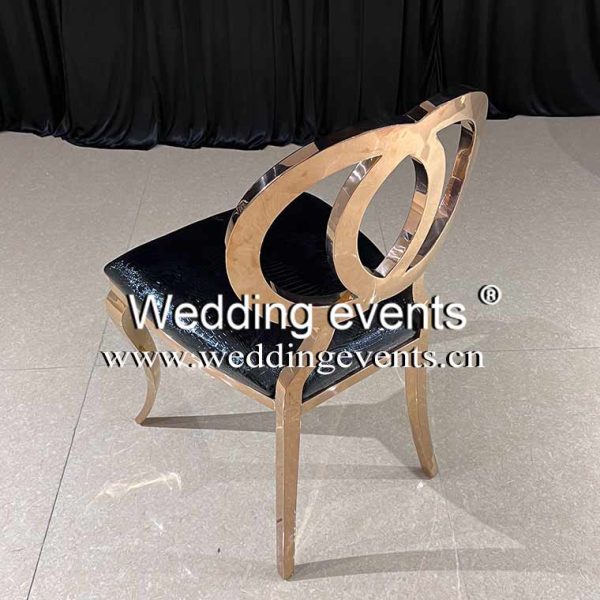 Vintage Leather Wedding Chairs