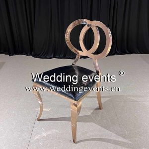 Vintage Leather Wedding Chairs