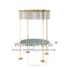 Designer Dinner Table with Crystal Dome Frame