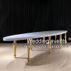 Dining Table Wholesale Oval White MDF tables