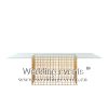 Welcome Table for Wedding Tempered Glass Tabletop