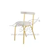 Metal Upholstered Dining Chair Elegant designer